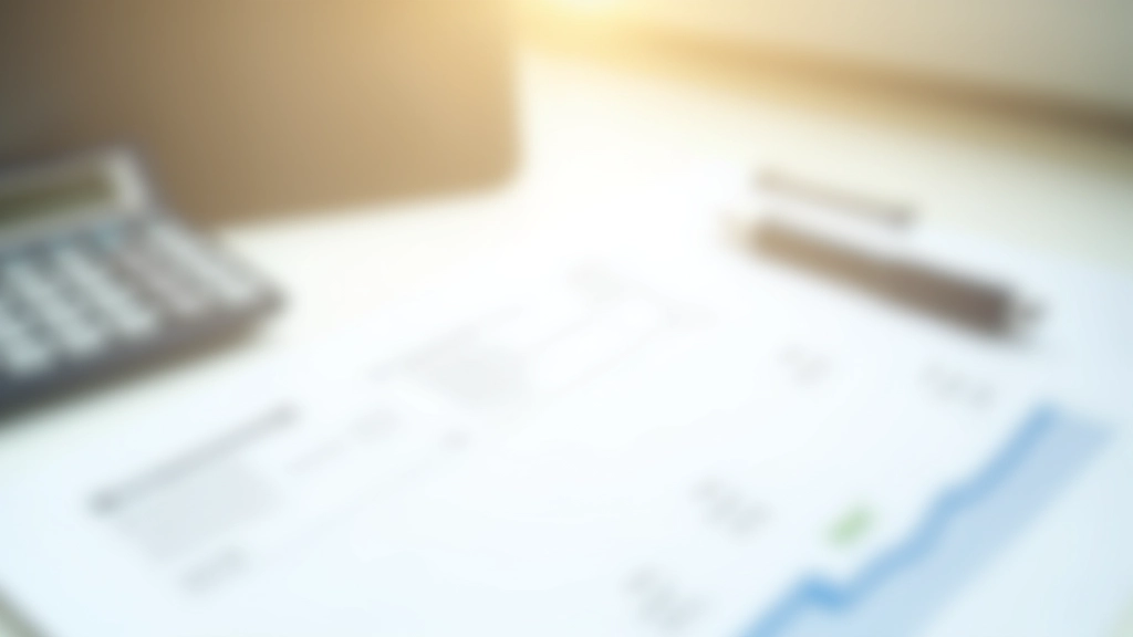 Facture d'électricité avec calculatrice et stylo sur un bureau avec lumière naturelle