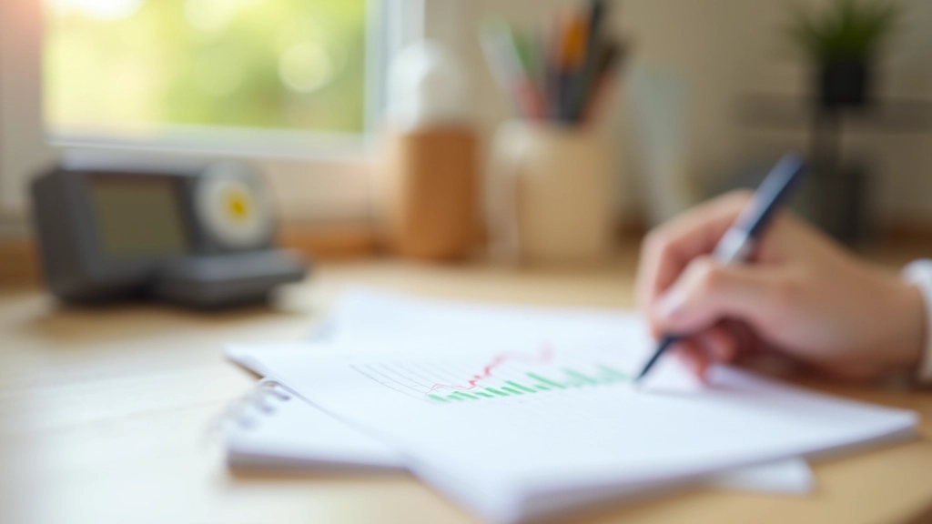 Relevé de compteur électrique avec historique de consommation mensuelle écrit sur un cahier